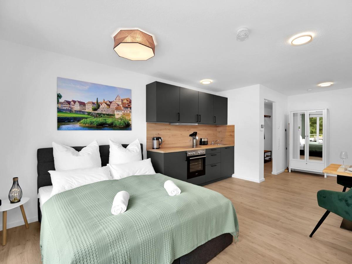 Inhome Studio Apartment - Kueche - Parken - Tv Schwäbisch Hall Buitenkant foto